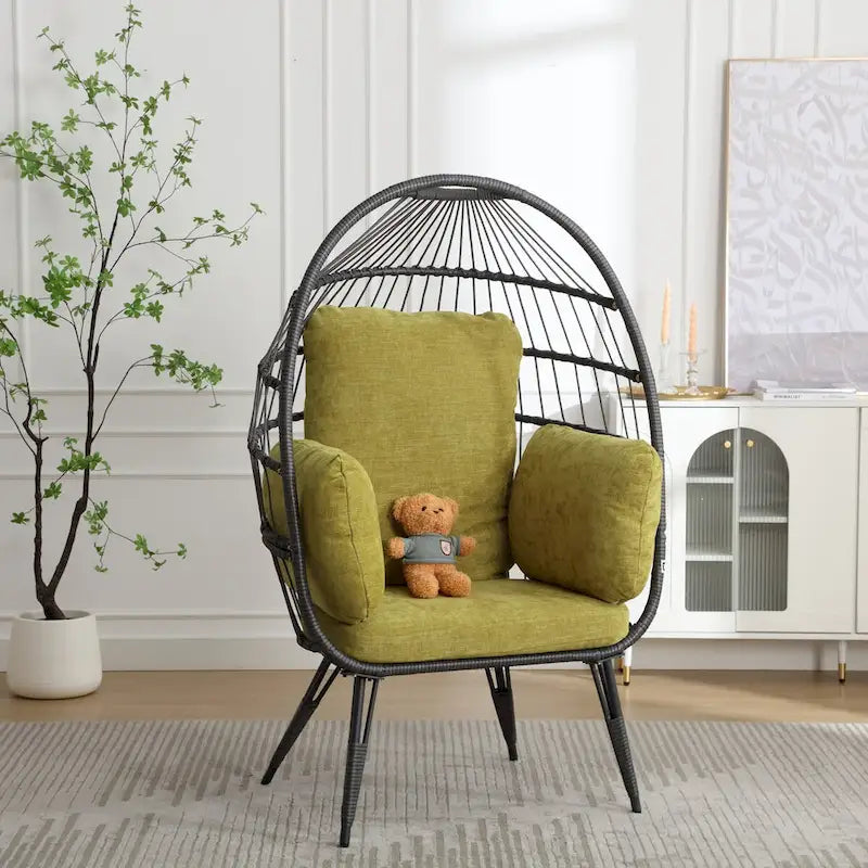 Grande chaise longue surdimensionnée avec support