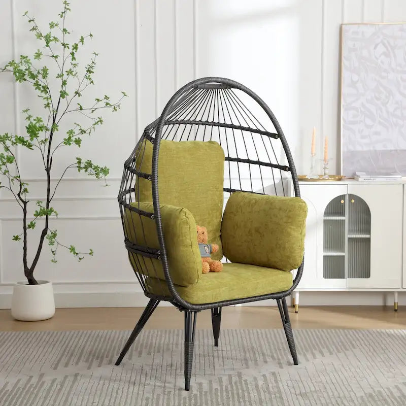 Grande chaise longue surdimensionnée avec support