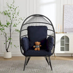 Grande chaise longue surdimensionnée avec support