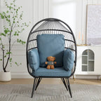 Grande chaise longue surdimensionnée avec support