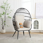 Grande chaise longue surdimensionnée avec support