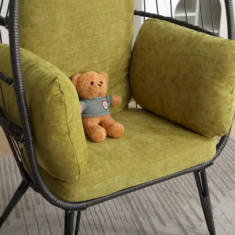 Grande chaise longue surdimensionnée avec support