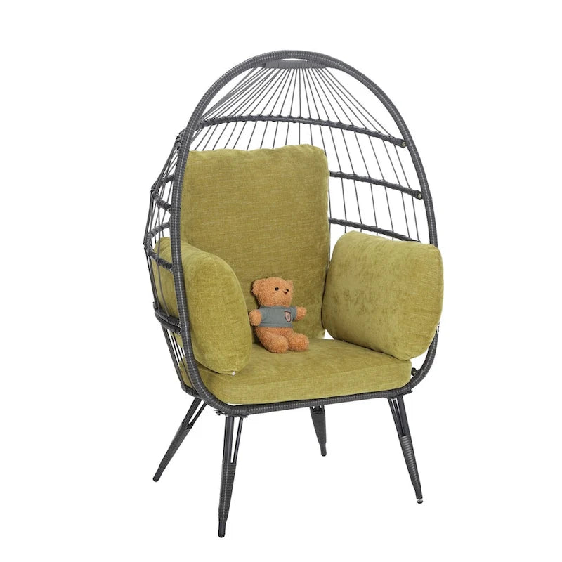 Grande chaise longue surdimensionnée avec support
