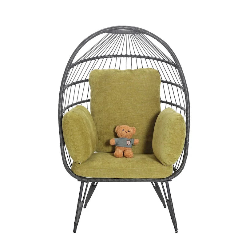 Grande chaise longue surdimensionnée avec support