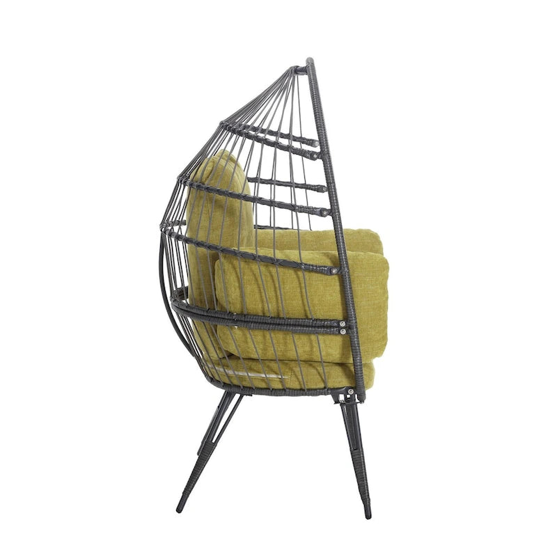 Grande chaise longue surdimensionnée avec support