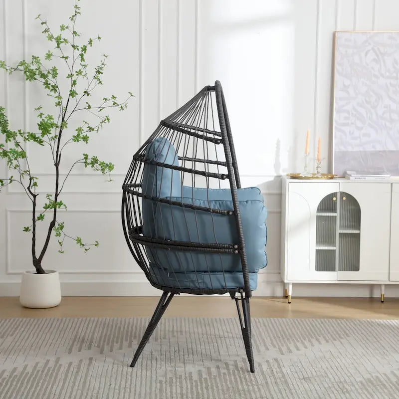 Grande chaise longue surdimensionnée avec support