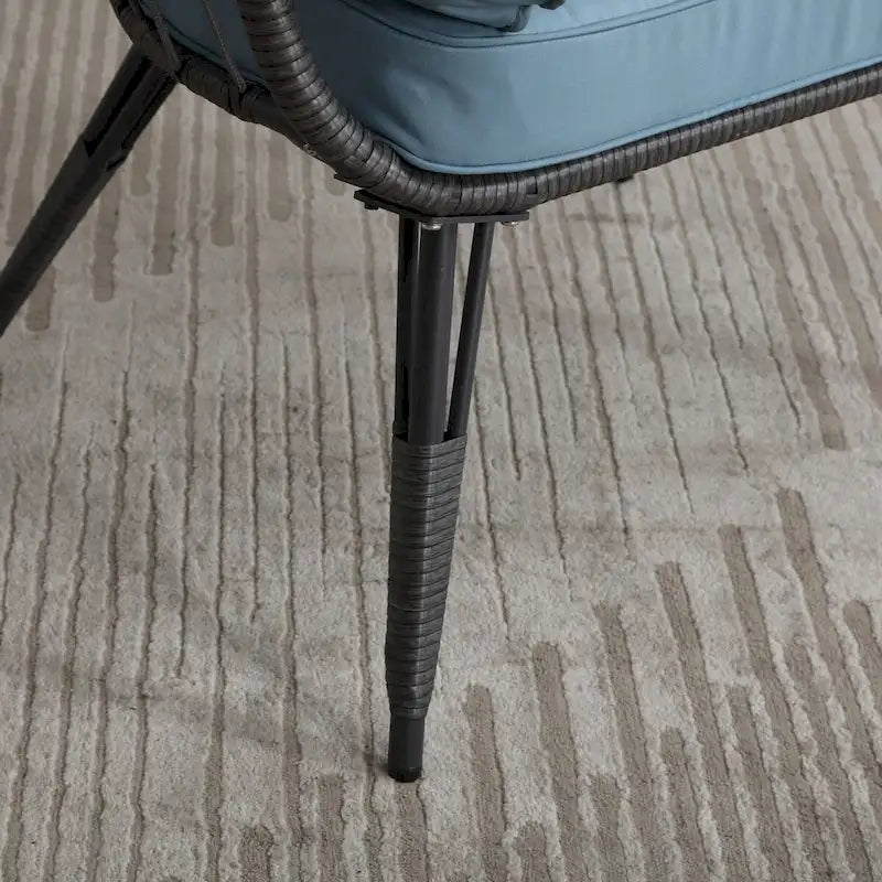 Grande chaise longue surdimensionnée avec support