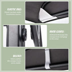 Balançoire de patio en métal pour 3 personnes avec auvent et coussins - Non disponible