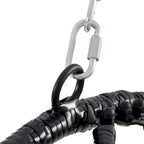 Fauteuil suspendu œuf avec support pour intérieur et extérieur - Dimensions (po) (L x l x H) : 37,40 x 37,40 x 77,00