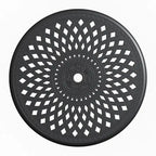 Table ronde de salle à manger d'extérieur en aluminium moulé de 30,71 pouces