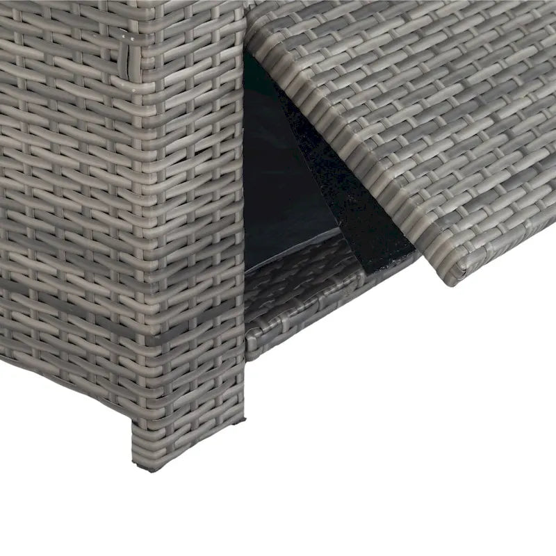 Canapé d'angle d'extérieur MM 5 pièces en résine tressée