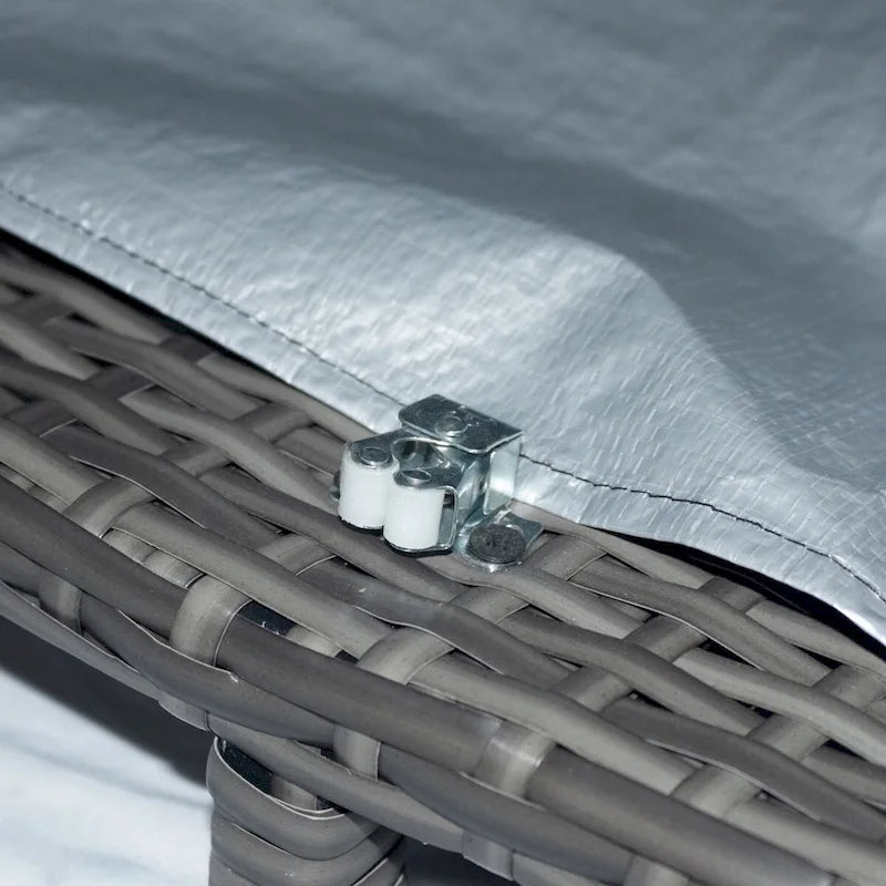 Canapé d'angle d'extérieur MM 5 pièces en résine tressée