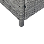 Canapé d'angle d'extérieur MM 5 pièces en résine tressée