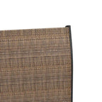 Tabourets de bar pivotants à 360° pour extérieur avec accoudoirs, tissu en maille (lot de 2)