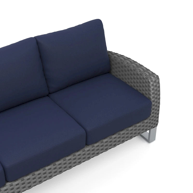 Ensemble de canapés de patio 4 pièces New Classic Furniture Fiji avec piètement traîneau
