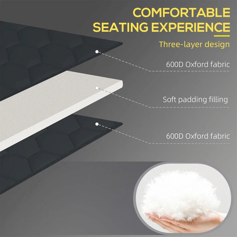 Ensemble de chaise longue pliante