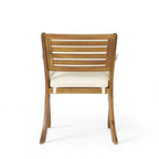 Ensemble de 2 chaises de salle à manger en bois pour extérieur - comme sur la photo