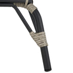 Fauteuil œuf Emmett Outdoor Living de SAFAVIEH - 40 cm (L) x 35 cm (P) x 60 cm (H)
