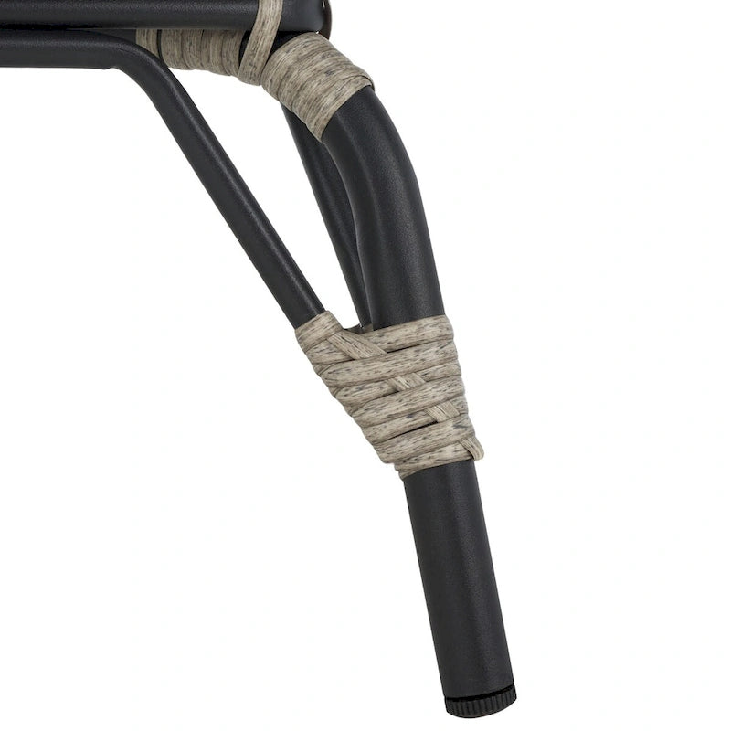 Fauteuil œuf Emmett Outdoor Living de SAFAVIEH - 40 cm (L) x 35 cm (P) x 60 cm (H)