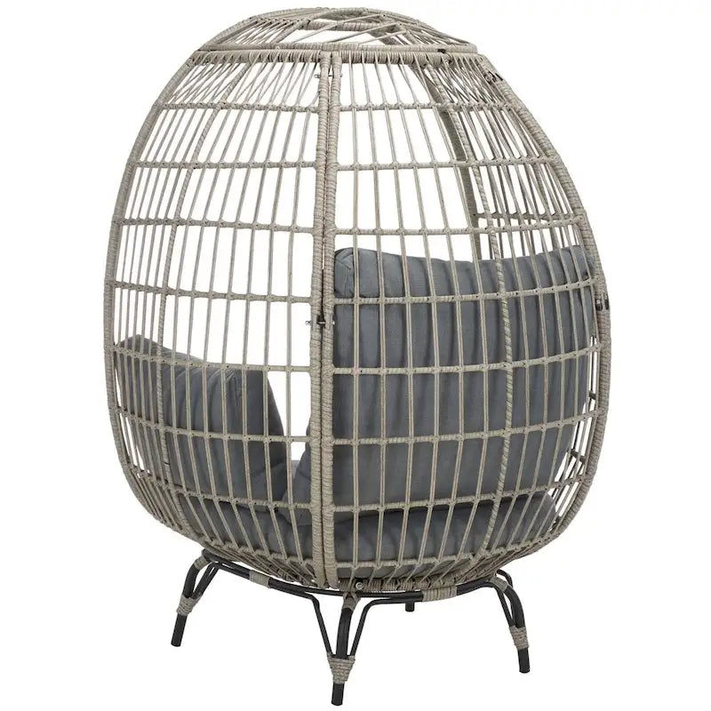 Fauteuil œuf Emmett Outdoor Living de SAFAVIEH - 40 cm (L) x 35 cm (P) x 60 cm (H)