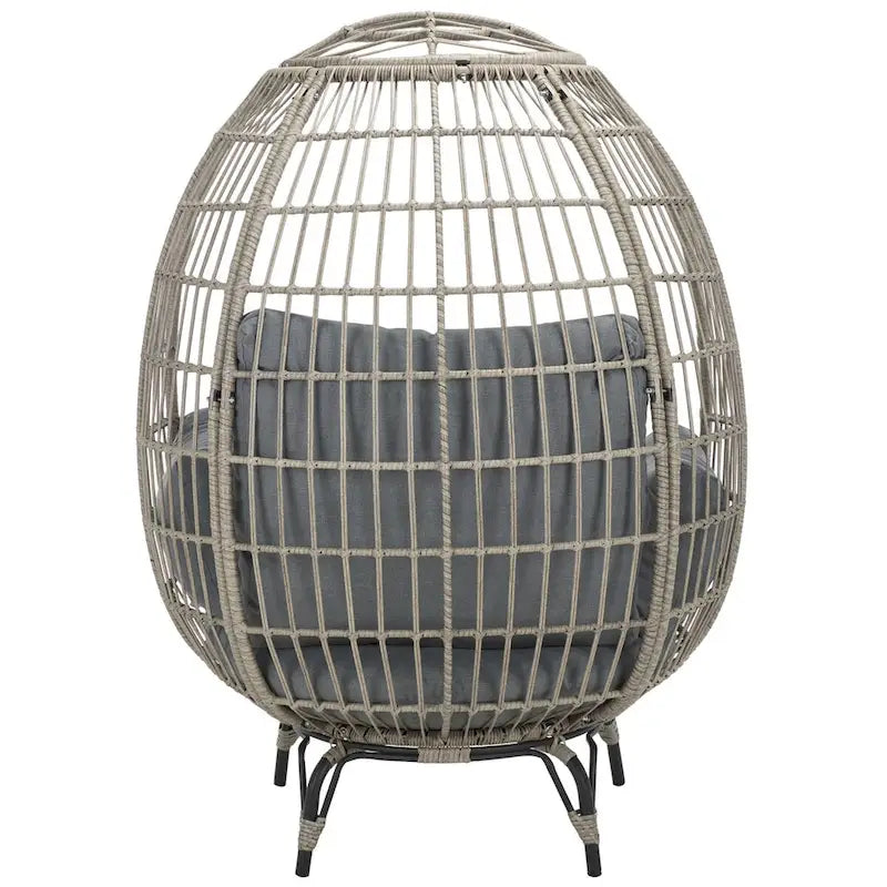Fauteuil œuf Emmett Outdoor Living de SAFAVIEH - 40 cm (L) x 35 cm (P) x 60 cm (H)