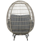 Fauteuil œuf Emmett Outdoor Living de SAFAVIEH - 40 cm (L) x 35 cm (P) x 60 cm (H)