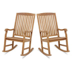Cambridge Casual Cambria Teak Outdoor Rocking chair Set of 2