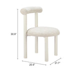 Chaise de salle à manger Ceres beige